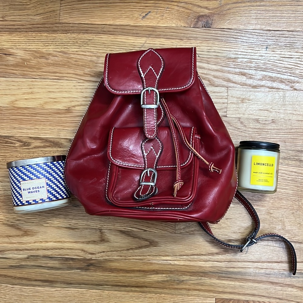 Handmade Italian Leather Backpack - Picture 14 of 14